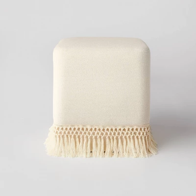 Westchester Fringe Cube - Threshold™ Designed With Studio McGee 4 Westchester Fringe Cube - Threshold™ Designed With Studio McGee - Image 2