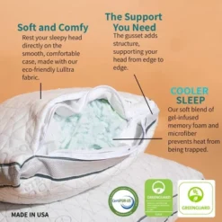 Coop Home Goods The Eden - Adjustable Memory Foam Pillow For Cool Sleepers -Bedding Promotion GUEST 6f365a1c 0b64 442f 806f ad49d8cef6ac