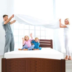 1 Pc Soft Silky Soft Cooling Fitted Sheets With 16" Deep Pocket - PiccoCasa -Bedding Promotion GUEST 6f9cfef6 e0ec 4c67 87e9 787ac88be866