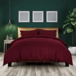 3 Pcs 110gsm Brushed Microfiber Solid Color Bohemian Theme Washable Duvet Cover Bedding Sets - PiccoCasa 11 3 Pcs 110gsm Brushed Microfiber Solid Color Bohemian Theme Washable Duvet Cover Bedding Sets - PiccoCasa -Bedding Promotion GUEST 7001c233 ea80 477c 8202 54264f7e94d7