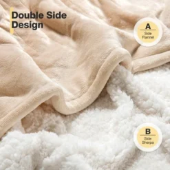 Tangkula Electric Blanket Heated Throw, Flannel Double Side Heating Blanket 50"x60" W/ 5 Heating Levels, Washable Cover White 19 Tangkula Electric Blanket Heated Throw, Flannel Double Side Heating Blanket 50"x60" W/ 5 Heating Levels, Washable Cover White -Bedding Promotion GUEST 710d8e5c a6c3 45dd 9ed6 42defe87c8e0