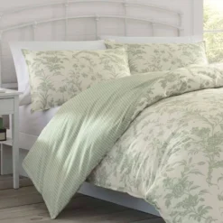 Natalie Reversible Duvet Cover Set Mint - Laura Ashley -Bedding Promotion GUEST 73967ae6 70bd 4da9 9dd6 6b3bce4629e1
