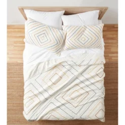 Blue Loom 3pc Phoenix Quilt Set Gray/Off White -Bedding Promotion GUEST 73d26891 7951 4cf0 b163 90528ecab750