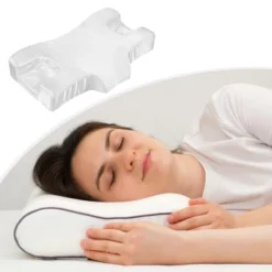 Unique Bargains Satin Home Sleeping Neck And Shoulder Pain Ease Bed Memory Foam Pillow 1Pcs -Bedding Promotion GUEST 7596bd60 3c0a 4db2 9ed3 1aa5c7d7e776
