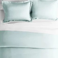Solid 3 Piece Duvet Cover Sets, 19 Colors - Ultra Soft, Easy Care, Wrinkle Free - Becky Cameron