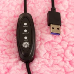 Heated Blanket 2-Pack - USB-Powered Fleece Throw Blankets For Travel, Home, Office, Or Camping - Winter Car Accessories By Stalwart (Pink) -Bedding Promotion GUEST 7f560d4d 0ca3 419a bcb5 b399a0eb6f1c