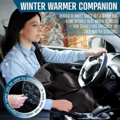 Zone Tech Faux Shearling Fleece Travel Blanket ,Grey Soft Plush Warm Comfortable Car Seat 59"x43” Blanket, Great For Winter, Home, Office And Camping -Bedding Promotion GUEST 7f643274 3ecc 4305 b76c fbf3b01c8607