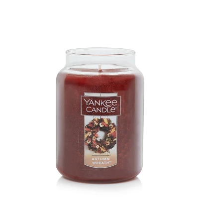 Autumn Wreath 22oz Original Large Jar - Yankee Candle 4 Autumn Wreath 22oz Original Large Jar - Yankee Candle - Image 2