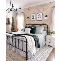 Luca Faux Fur Square Throw Pillow White - Lush Décor -Bedding Promotion GUEST 83b0a1a4 bc56 4949 8d2f 918f3fa1a28f