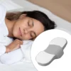 Unique Bargains Neck And Shoulder Pain Ease Home Sleeping Bed Polyester Cotton Memory Foam Pillow 1 Pc -Bedding Promotion GUEST 84602a9e 71a5 431d 962c 6563b191b131
