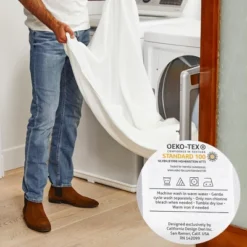 Cotton Sheets Set - Softest 400 Thread Count Bed Sheets, 100% Cotton Sateen, Cooling, Deep Pocket By California Design Den -Bedding Promotion GUEST 84dac457 4ab8 414e 9371 aef218626727