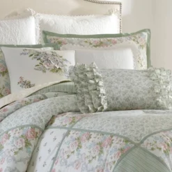 Green Harper Comforter Set - Laura Ashley -Bedding Promotion GUEST 85146470 ec32 45ac bf93 49996e3b065b