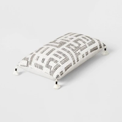 Oversized Modern Geometric Patterned Lumbar Throw Pillow - Threshold™ 4 Oversized Modern Geometric Patterned Lumbar Throw Pillow - Threshold™ - Image 2