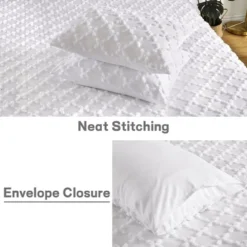 3 Piece Tufted Duvet Cover Set, Boho Geometric Embroidery Shabby Chic Bedding Set -Bedding Promotion GUEST 8d4e72a5 09cc 4656 81e1 e692e3c2a858