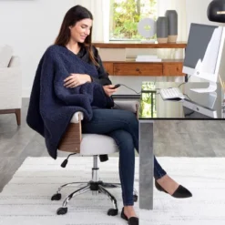 Heated Blanket 2-Pack - USB-Powered Fleece Throw Blankets For Travel, Home, Office, Or Camping - Winter Car Accessories By Stalwart (Navy Blue) -Bedding Promotion GUEST 9366f356 3147 4632 b641 b7b47ea17581