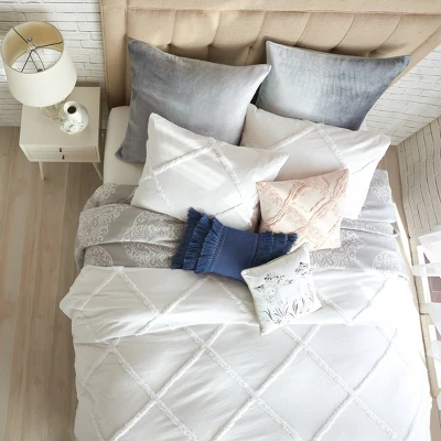 Peri Home Chenille Lattice Comforter Set 4 Peri Home Chenille Lattice Comforter Set - Image 2