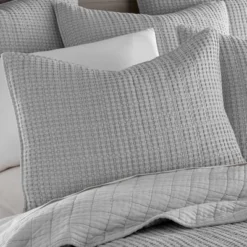 Mills Waffle Quilt And Pillow Sham Set - Levtex Home -Bedding Promotion GUEST 97400199 759d 40b8 adbf 5e92a593cb44