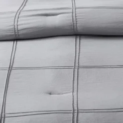 Femi Enzyme Washed Embroidered Comforter Set - Geneva Home Fashion