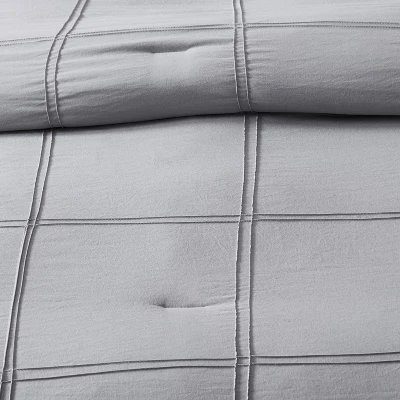 Femi Enzyme Washed Embroidered Comforter Set - Geneva Home Fashion 3 Femi Enzyme Washed Embroidered Comforter Set - Geneva Home Fashion