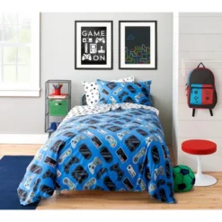 Saturday Park Gamer 100% Organic Cotton Bed Set -Bedding Promotion GUEST 99de0258 ed75 4344 9e9f a495e8d90748