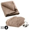 Heated Blanket 2-Pack - USB-Powered Throw Blankets For Travel, Home, Office, Or Camping – Winter Car Accessories By Stalwart (Natural) -Bedding Promotion GUEST 9a676d48 a2ce 4dd5 afe0 6f24cc0685c7