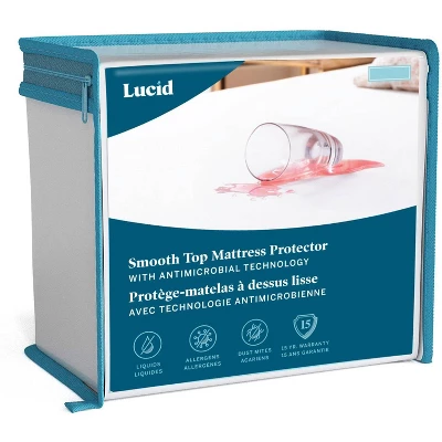 Essence Top Mattress Protector With Antimicrobial Technology - Lucid 9 Essence Top Mattress Protector With Antimicrobial Technology - Lucid - Image 7