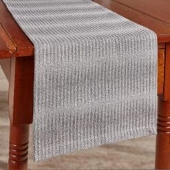 Park Designs Sine Wave Table Runner - 36''L - Gray