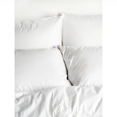 2 Pack Soft White Duck Feather & Down Bed Pillow | BOKSER HOME 5 2 Pack Soft White Duck Feather & Down Bed Pillow | BOKSER HOME - Image 3