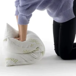 Cheer Collection Shredded Memory Foam Pillow With Washable Rayon From Bamboo Cover -Bedding Promotion GUEST 9fa65ad5 c5fc 438c 999f 6f6f3c0333cd