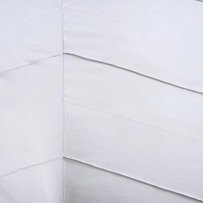 Chloe Solid Comforter & Sham Set - City Scene 6 Chloe Solid Comforter & Sham Set - City Scene - Image 4