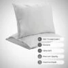 Circles Home Breathable Standard Envelope Pillow Case – Grey (2 Pack) -Bedding Promotion GUEST a4cbfeba af36 42dd a6dd 21bd55ebcb1e
