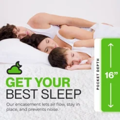 Mattress Protector With Zipper By Guardmax. Terry Cotton Waterproof, Bed Bug Proof, Soft & Comfortable Mattress Encasement With Deep Pockets. -Bedding Promotion GUEST a611627d 8196 4849 8ab6 a555a80b714c