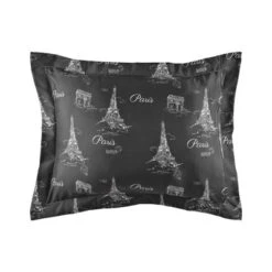 Paris Sketch Bed In A Bag Comforter Set White/Gold - Lanwood Home -Bedding Promotion GUEST a67789ad c308 49c6 9c4b da2b68de7670