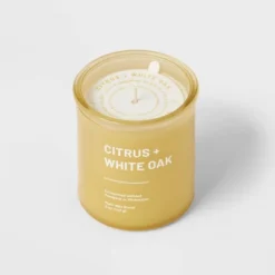 Wellness Jar Citrus And White Oak Candle Yellow - Threshold™ -Bedding Promotion GUEST a6d01418 d667 452c b0fa c58456022dcf