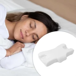 Unique Bargains Air Cotton Neck And Shoulder Pain Ease Home Sleeping Bed Memory Foam Pillow White 1 Pc