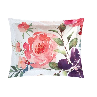 Philena Bed In A Bag Comforter Set White/Pink/Purple - Chic Home Design 4 Philena Bed In A Bag Comforter Set White/Pink/Purple - Chic Home Design - Image 2