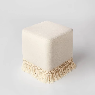 Westchester Fringe Cube - Threshold™ Designed With Studio McGee 7 Westchester Fringe Cube - Threshold™ Designed With Studio McGee - Image 5