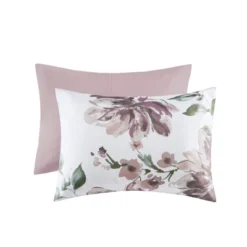 Madison Park Robin Floral Comforter Bedding Set With Bed Sheets Mauve -Bedding Promotion GUEST ac2d4253 9357 4342 91c3 9dd7ec07bac2