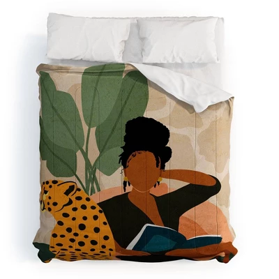 Domonique Brown Stay Home No. 1 Comforter Set - Deny Designs 6 Domonique Brown Stay Home No. 1 Comforter Set - Deny Designs - Image 4