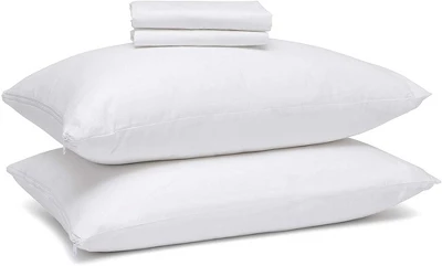 Right Choice Bedding Cotton Pillow Protectors, Standard (Set Of 4) 4 Right Choice Bedding Cotton Pillow Protectors, Standard (Set Of 4) - Image 2