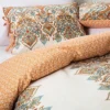 3pc King Anya Reversible Duvet Cover And Sham Set Orange - Mudhut -Bedding Promotion GUEST ae8a6d59 ff0b 4c4c af62 c4da752282dc