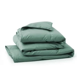 Peace Nest Organic Cotton Down Feather Comforter Duvet Insert, Green 10 Peace Nest Organic Cotton Down Feather Comforter Duvet Insert, Green -Bedding Promotion GUEST b01ba08d f654 4396 8422 7bd3984a0225