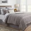 12pc Chambray Matelasse Stripe Comforter & Sheet Bedding Set Gray - Threshold™ 2 12pc Chambray Matelasse Stripe Comforter & Sheet Bedding Set Gray - Threshold™ -Bedding Promotion GUEST b27f3a3e 47f8 43ab 839e 70805159cf42