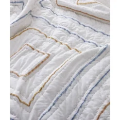 Blue Loom 3pc Phoenix Quilt Set Gray/Off White -Bedding Promotion GUEST b5241487 8f13 4009 8b34 5afe28b8c552