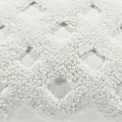 20"x20" Oversize Tufted Diagonal Family-Friendly Square Throw Pillow Cover White - Lush Décor -Bedding Promotion GUEST b8d3e6dd 6036 4274 af88 f1ae25cb63d1
