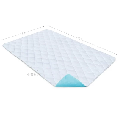 PharMeDoc Leak Proof Slip-Resistant Mattress Pad Protector 5 PharMeDoc Leak Proof Slip-Resistant Mattress Pad Protector - Image 3