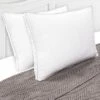Classic Microfiber Hypoallergenic Gusset 2-Piece Pillow Set - Blue Nile Mills