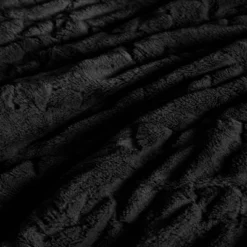 Madison Park 3pc Full/Queen Dakota Ruched Fur Down Alternative Comforter Set Black -Bedding Promotion GUEST bc05ff69 68f0 40d9 bb51 fed6071da329