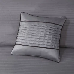 6pc Harmony Jacquard Reversible Quilt Set Gray/Taupe - Madison Park -Bedding Promotion GUEST bf8d0662 49db 4dea b38f 6cc0223f3bd8