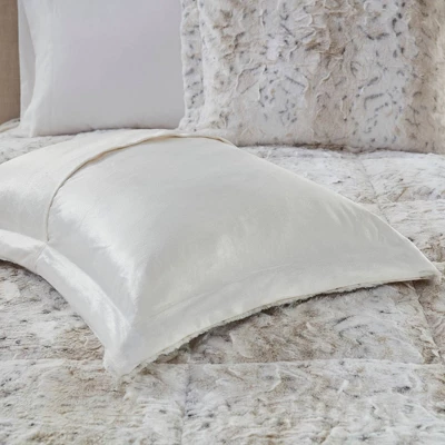 Madison Park Marselle Brushed Faux Fur Comforter Set 5 Madison Park Marselle Brushed Faux Fur Comforter Set - Image 3